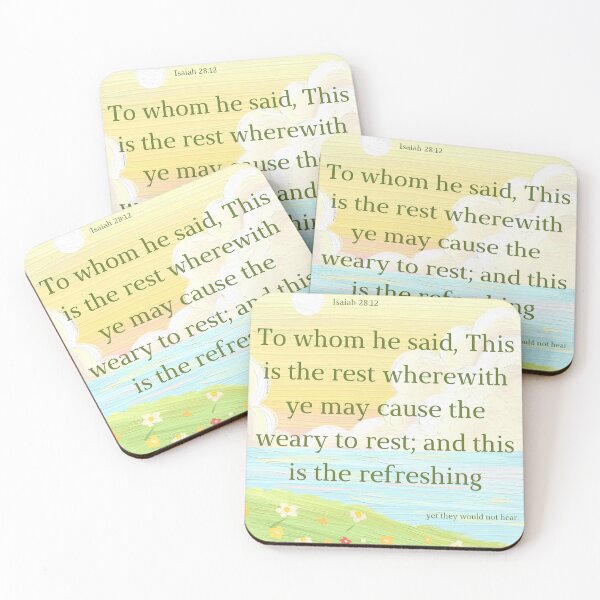 Item preview, Isaiah 28:12 designed and sold by Undonemadenew.