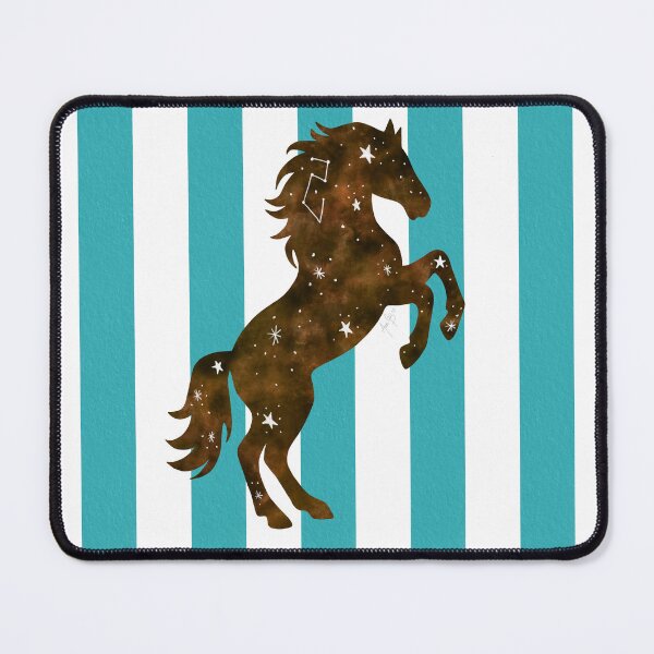 Item preview, Constellation horse watercolor stripes designed and sold by Ana Gorozpe.