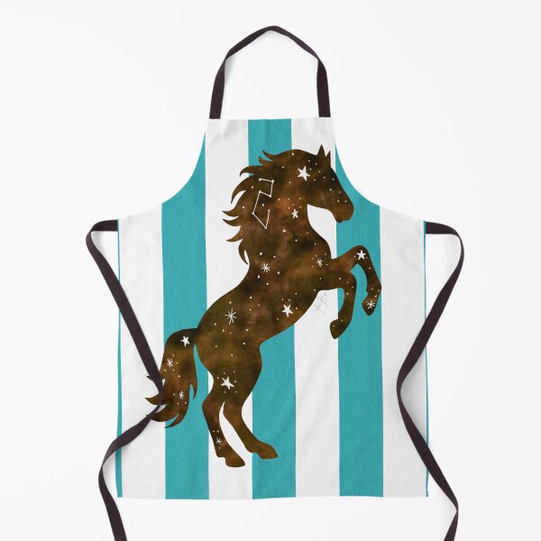 Item preview, Constellation horse watercolor stripes designed and sold by Ana Gorozpe.