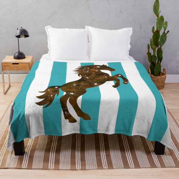 Item preview, Constellation horse watercolor stripes designed and sold by Ana Gorozpe.