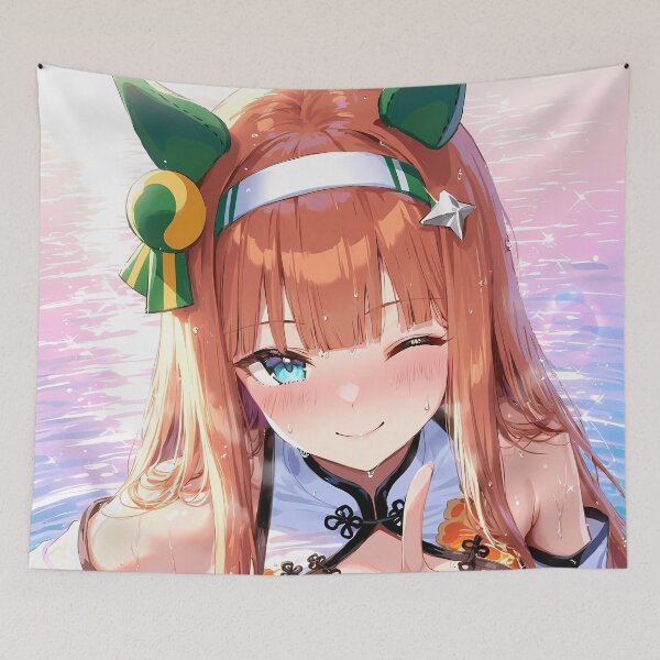 Item preview, Silence Suzuka Uma Musume Playful Wink Charm designed and sold by B5fivemerch.