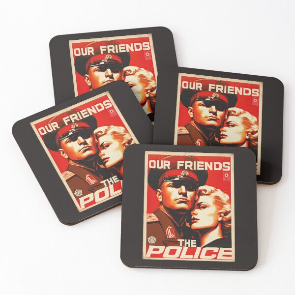 Item preview, Our Friends The Police Propaganda Poster designed and sold by obstinator.