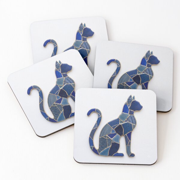 Item preview, Kintsugi Cat Silhouette - Traditional Japanese Art designed and sold by Purrfecta.