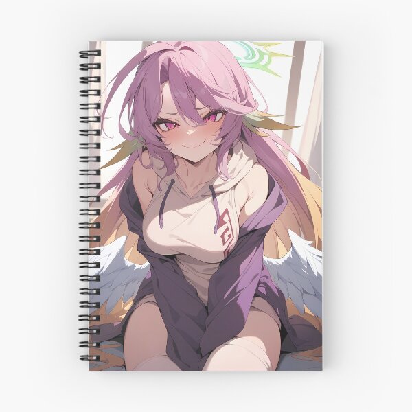 Item preview, Jibril No Game No Life Hoodie Wings Mischievous Smile designed and sold by B5fivemerch.
