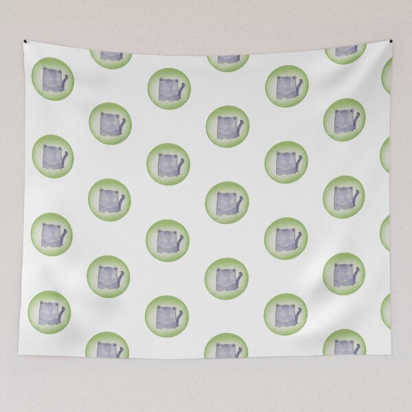 Item preview, Green Watercolor Cat designed and sold by 88cranes.