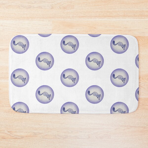 Item preview, Blue Watercolor Cat designed and sold by 88cranes.