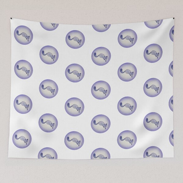 Item preview, Blue Watercolor Cat designed and sold by 88cranes.