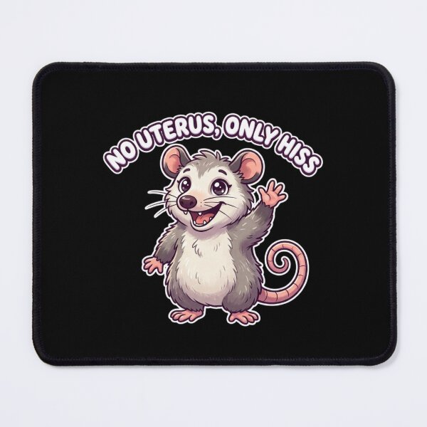 Item preview, No Uterus Only Hiss Funny Opossum Possum Hysterectomy designed and sold by Georain.