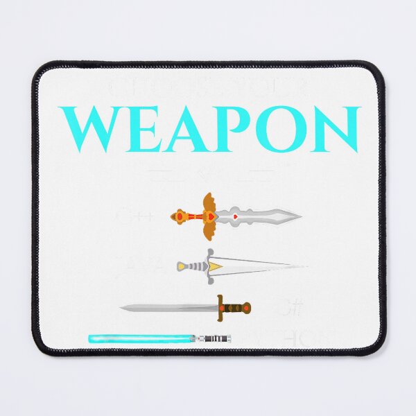 Item preview, Choose Your Programming Weapon Funny Computer Coding T-Shirt designed and sold by NFTaletellers.