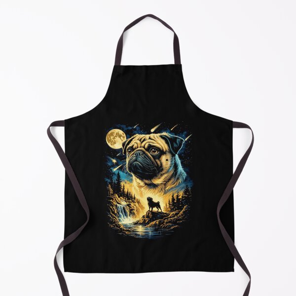 Item preview, Pug Howling to The Moon Vintage 90s designed and sold by suhairee-studio.