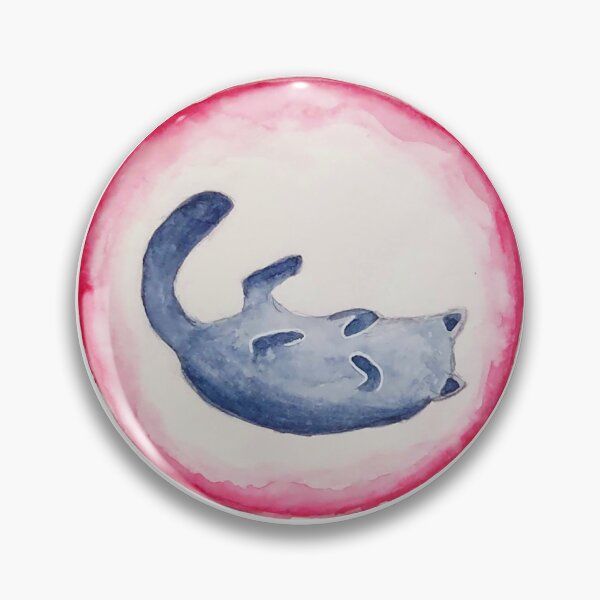 Item preview, Pink Watercolor Cat designed and sold by 88cranes.