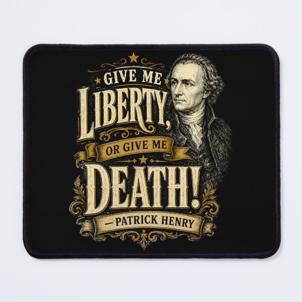Item preview, Patrick Henry Give Me Liberty or Give Me Death Design designed and sold by extrisiceye.