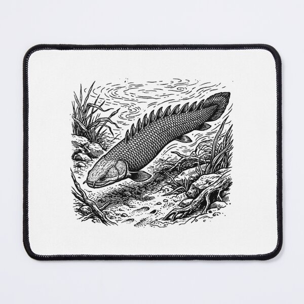 Item preview, Vintage Woodcut Polypterus Illustration designed and sold by DuckOddity.