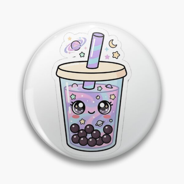 Item preview, Galaxy Boba Bubble Tea Sticker | Cute Kawaii Pastel Boba | MONOFLUX designed and sold by MonoFlux.