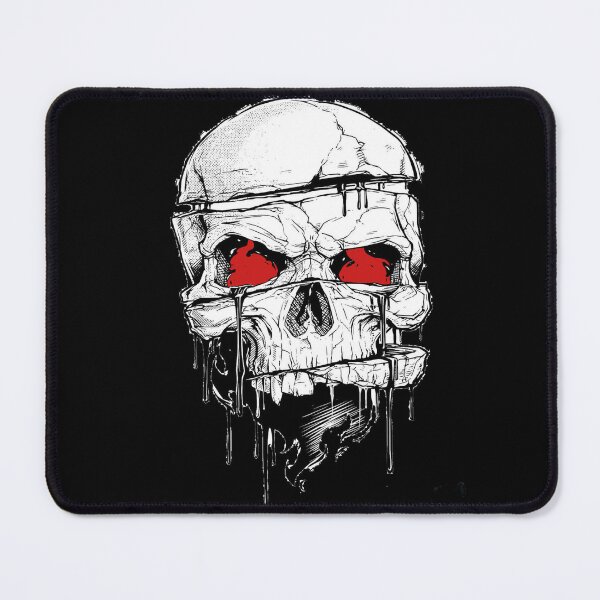 Item preview, Melting Skull Red Eyes Dark Gothic designed and sold by Mystic & Celestial Art.