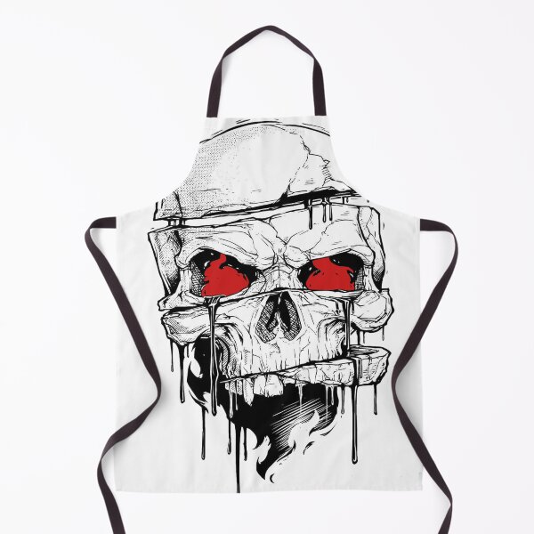 Item preview, Melting Skull Red Eyes Dark Gothic designed and sold by Mystic & Celestial Art.