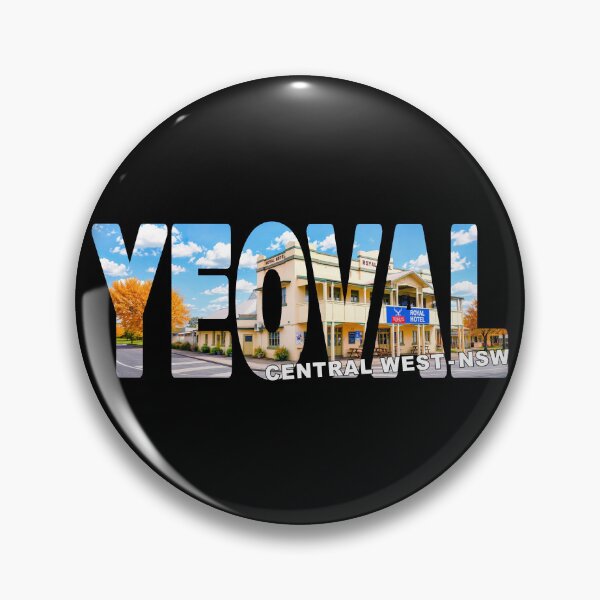 Item preview, YEOVAL Central West NSW - Historic Royal Hotel Pub Sunny Autumn Day designed and sold by Adam Gormley.