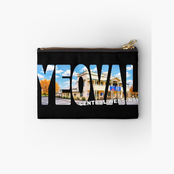 Item preview, YEOVAL Central West NSW - Historic Royal Hotel Pub Sunny Autumn Day designed and sold by Adam Gormley.