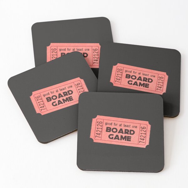 Item preview, Pink Board Game Raffle Ticket designed and sold by TackyTime.