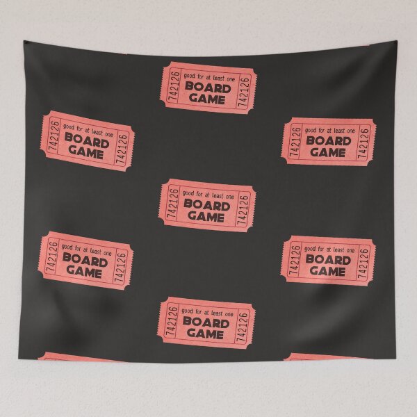Item preview, Pink Board Game Raffle Ticket designed and sold by TackyTime.