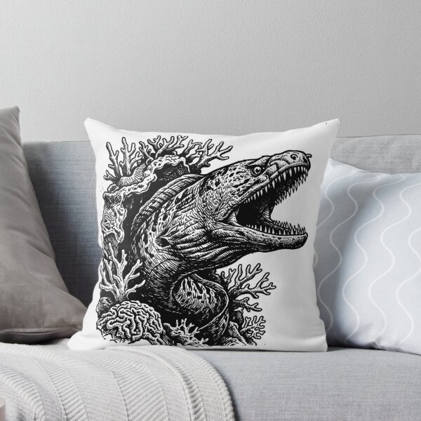 Item preview, Vintage Woodcut Moray Eel Illustration designed and sold by DuckOddity.