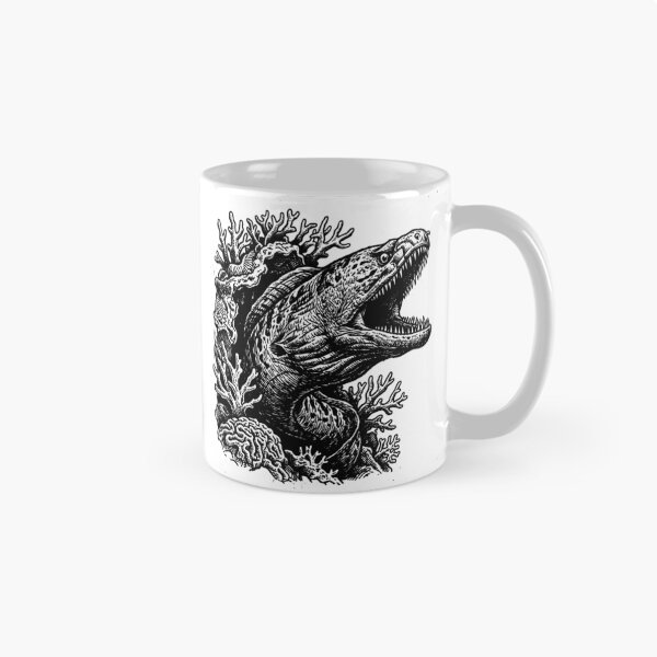 Item preview, Vintage Woodcut Moray Eel Illustration designed and sold by DuckOddity.