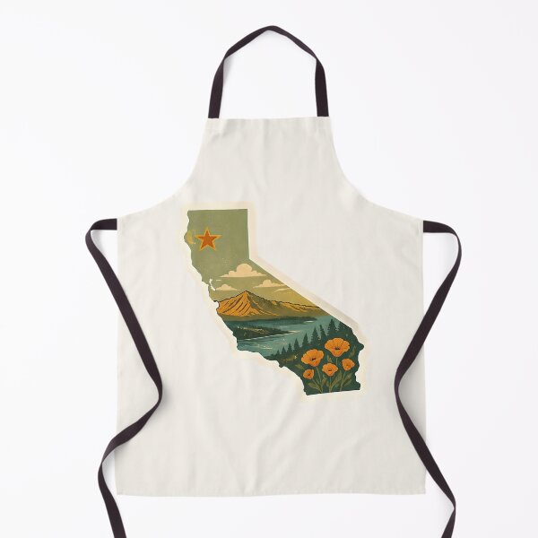 Item preview, California State Map Watercolor – USA Travel Landmark designed and sold by ChemicalXShop.