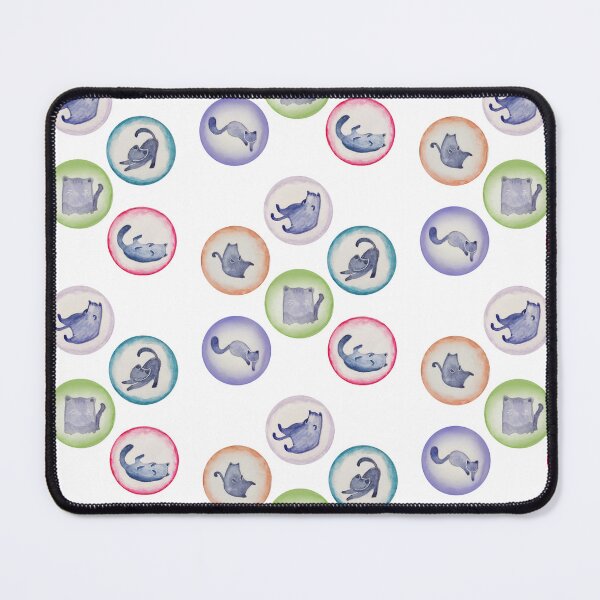 Item preview, Colorful Watercolor Cat Bubbles designed and sold by 88cranes.