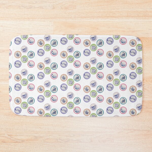 Item preview, Colorful Watercolor Cat Bubbles designed and sold by 88cranes.