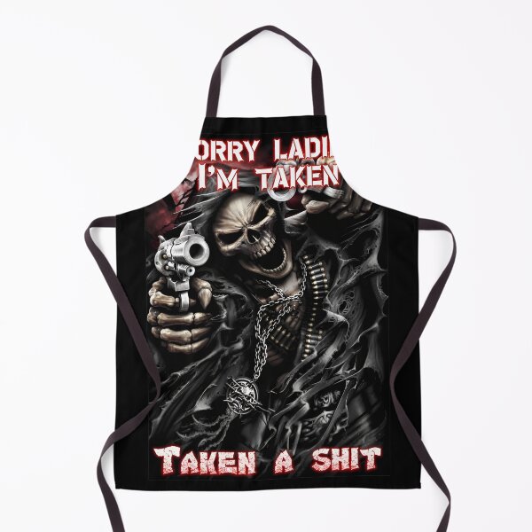 Item preview, Skeleton Gun Humor Taken A Shit Design designed and sold by SomeHitori.
