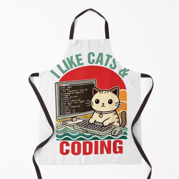 Item preview, Coder Programmer Cat Lover Cat Dad I Like Cats & Coding T-Shirt designed and sold by kevincuellar.