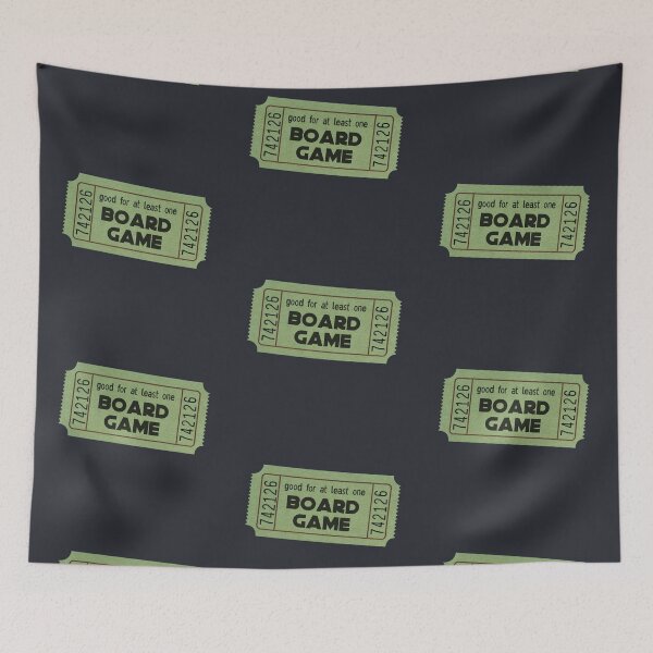Item preview, Green Board Game Raffle Ticket designed and sold by TackyTime.