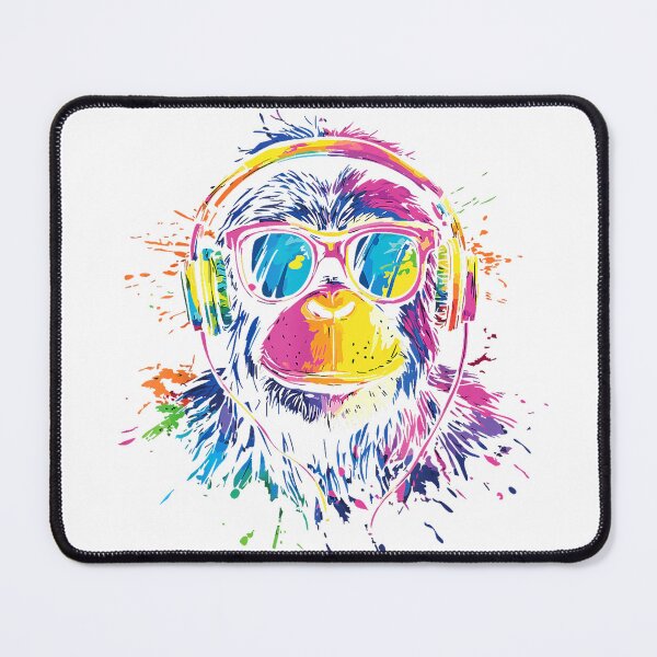 Item preview, Colorful Monkey Headphones Vibrant Graffiti Colorful Kids T-Shirt designed and sold by ljat14.