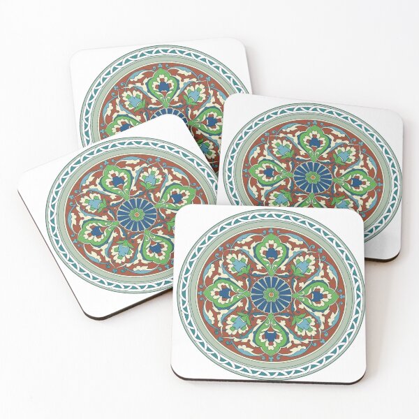 Item preview, Traditional Ottoman Iznik Ceramic Floral Mandala Design designed and sold by interdesigner.