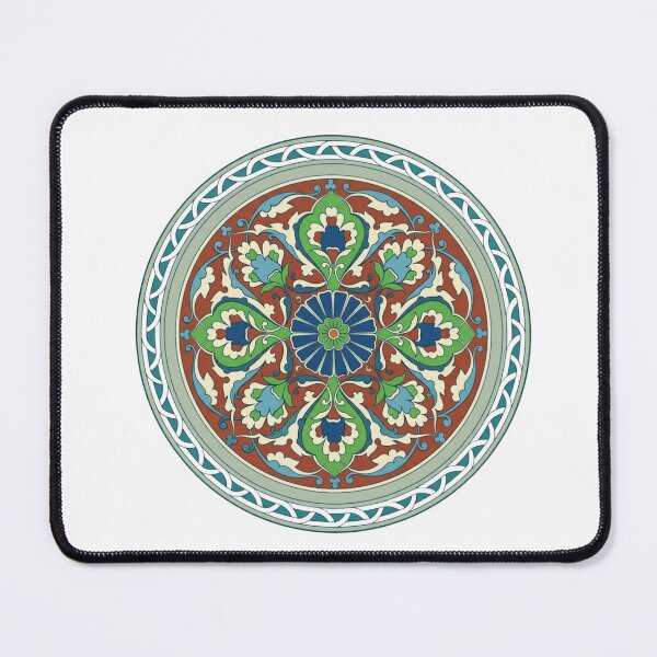 Item preview, Traditional Ottoman Iznik Ceramic Floral Mandala Design designed and sold by interdesigner.