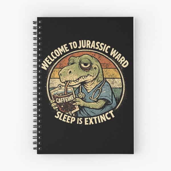 Item preview, Funny Dinosaur Nurse - Caffeine Lover designed and sold by Retro Rascals Co..