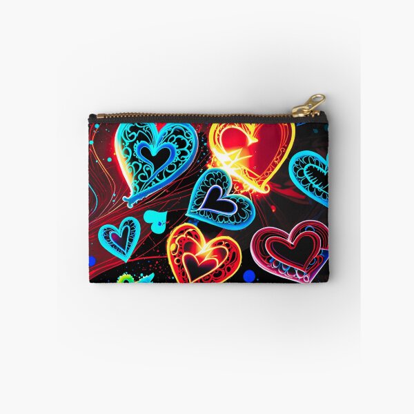 Item preview, Neon Heart Pattern – Vibrant Abstract Love Art for T-Shirts, Phone Cases & Home Decor designed and sold by IMuDesigner.