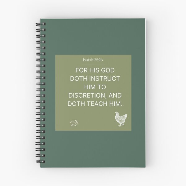 Item preview, Isaiah 28:26 designed and sold by Undonemadenew.