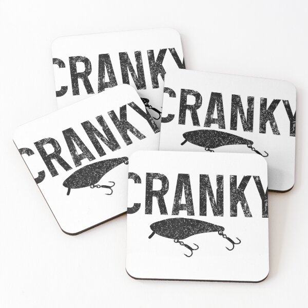 Item preview, Cranky Funny Bass Fishing Lure Fisherman Crankbait T-Shirt designed and sold by Cafe18.