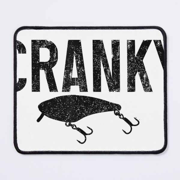 Item preview, Cranky Funny Bass Fishing Lure Fisherman Crankbait T-Shirt designed and sold by Cafe18.