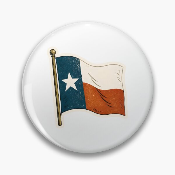 Item preview, Texas Lone Star Flag Watercolor designed and sold by ChemicalXShop.
