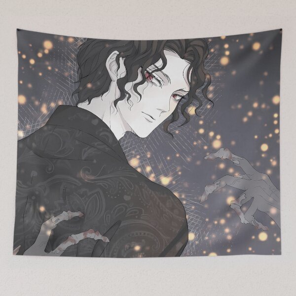 Item preview, Muzan Kibutsuji Demon Slayer Shadow Gaze designed and sold by riadjamai.