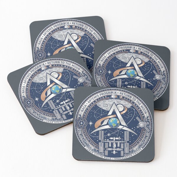 Item preview, Artemis Program Lunar South Pole Shackleton Crater designed and sold by KiwiRider.