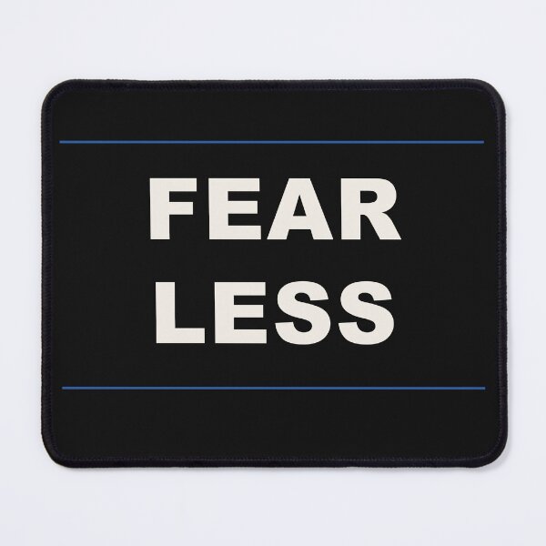 Item preview, Fear Less Typography Quote designed and sold by ThreadFlowstud.