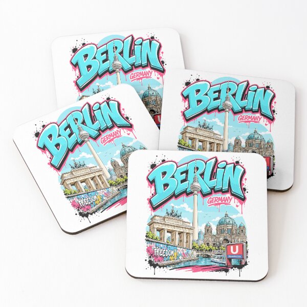 Item preview, Berlin Street Art Urban Graphic Tee designed and sold by EdwinkOne.