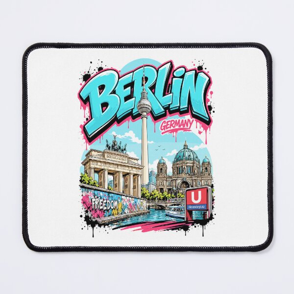 Item preview, Berlin Street Art Urban Graphic Tee designed and sold by AtuqStudio.