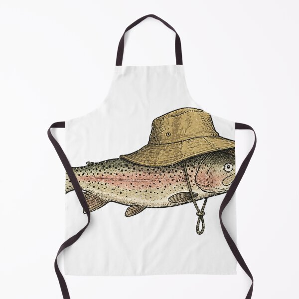Item preview, Cool Trout Fish Smoking Outdoor Angler Humor Art T-Shirt designed and sold by Juvestore24.