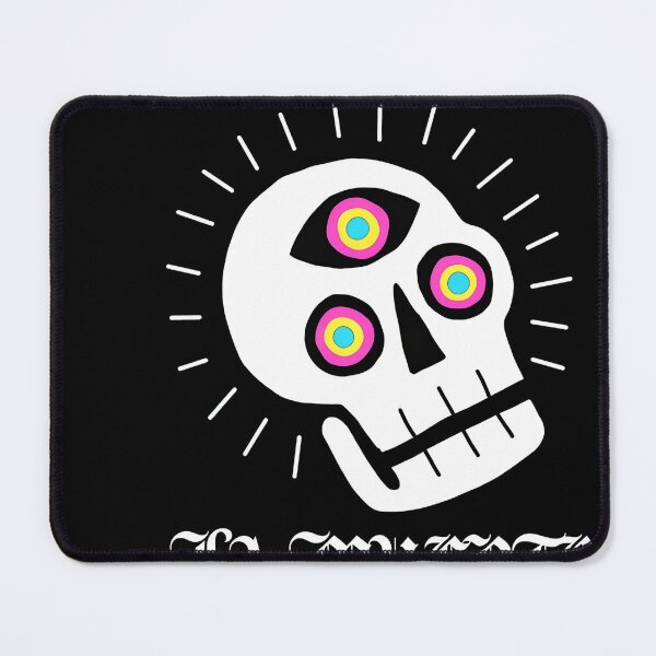Item preview, Psychedelic Eye Skull Radiance Shape designed and sold by ARTBYKTANA.