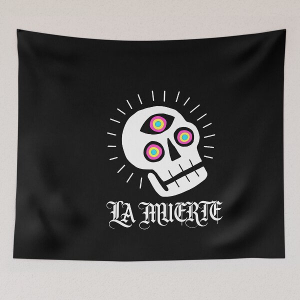 Item preview, Psychedelic Eye Skull Radiance Shape designed and sold by ARTBYKTANA.
