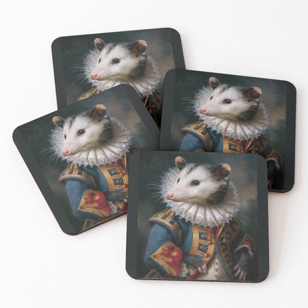 Item preview, Baroque  Style Opossum Portrait Painting designed and sold by Artmugic.